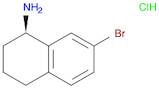 (R)-7-Bromo-1,2,3,4-tetrahydro-naphthalen-1-ylamine hydrochloride