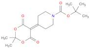 tert-butyl 4-(2,2-dimethyl-4,6-dioxo-1,3-dioxan-5-ylidene)piperidine-1-carboxylate