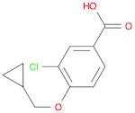 3-chloro-4-(cyclopropylmethoxy)Benzoic acid
