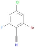 2-bromo-4-chloro-6-fluoroBenzonitrile