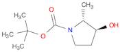 1-Pyrrolidinecarboxylicacid,3-hydroxy-2-methyl-,1,1-dimethylethylester,(2R,3S)-(9CI)