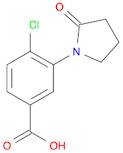 4-CHLORO-3-(2-OXOPYRROLIDIN-1-YL)BENZOIC ACID