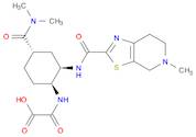 2-(((1S,2R,4S)-4-(dimethylcarbamoyl)-2-(5-methyl-4,5,6,7-tetrahydrothiazolo[5,4-c]pyridine-2-carboxamido)cyclohexyl)amino)-2-oxoacetic acid