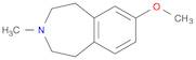 1H-3-Benzazepine, 2,3,4,5-tetrahydro-7-methoxy-3-methyl-