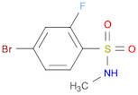 4-broMo-2-fluoro-N-MethylbenzenesulfonaMide