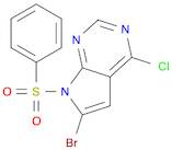 6-broMo-4-chloro-7-(phenylsulfonyl)-7H-pyrrolo[2,3-d]pyriMidine