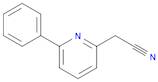 2-(6-phenylpyridin-2-yl)acetonitrile