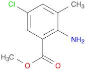 Benzoic acid, 2-aMino-5-chloro-3-Methyl-, Methyl ester