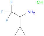 1-cyclopropyl-2,2,2-trifluoroethan-1-amine hydrochloride