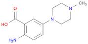 2-AMino-5-(4-Methyl-1-piperazinyl)benzoic Acid