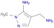 1H-Pyrazole-4-methanamine,5-amino-1-methyl-(9CI)