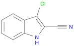 3-Chloro-1H-indole-2-carbonitrile
