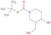 tert-butyl 4-hydroxy-3-(hydroxymethyl)piperidine-1-carboxylate