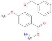 Methyl 2-amino-4-methoxy-5-(phenylmethoxy)benzoate