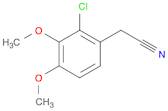 (2-chloro-3,4-dimethoxyphenyl)acetonitrile