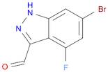 6-BROMO-4-FLUORO-3-(1H)INDAZOLE CARBOXALDEHYDE
