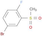 4-BROMO-1-FLUORO-2-(METHYLSULPHONYL)BENZENE