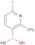 2-FLUORO-6-PICOLINE-5-BORONIC ACID
