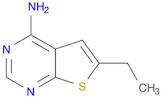 6-ETHYLTHIENO[2,3-D]PYRIMIDIN-4-AMINE