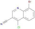 8-BROMO-4-CHLORO-QUINOLINE-3-CARBONITRILE