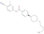 3-Fluoro-4-cyanophenyl trans-4-(4-n-pentylcyclohexyl)-benzoate