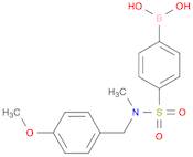 4-[N-METHYL-N-(4-METHOXYBENZYL)SULPHAMOYL]BENZENEBORONIC ACID 96