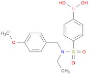 4-[N-ETHYL-N-(4-METHOXYBENZYL)SULPHAMOYL]BENZENEBORONIC ACID 98