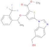 (R)-Methyl 5-(6-(hydroxyMethyl)-1H-benzo[d]iMidazol-1-yl)-3-(1-(2-(trifluoroMethyl)phenyl)ethoxy)thiophene-2-carboxylate