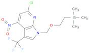 1H-Pyrrolo[2,3-b]pyridine, 6-chloro-4-nitro-3-(trifluoroMethyl)-1-[[2-(triMethylsilyl)ethoxy]Methyl]-