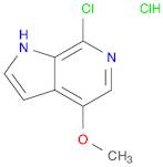 1H-Pyrrolo[2,3-c]pyridine, 7-chloro-4-Methoxy-, hydrochloride (1
