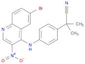 2-[4-[(6-Bromo-3-nitroquinolin-4-yl)amino]phenyl]-2-methylpropionitrile