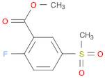 Benzoic acid, 2-fluoro-5-(Methylsulfonyl)-, Methyl ester