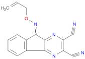 9H-INDENO[1,2-B]PYRAZINE-2,3-DICARBONITRILE, 9-[(2-PROPEN-1-YLOXY)IMINO]-