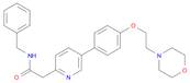 2-Pyridineacetamide,5-[4-[2-(4-morpholinyl)ethoxy]phenyl]-N-(phenylmethyl)-