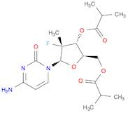 (2'R)- 2'-Deoxy-2'-fluoro-2'-methylcytidine 3',5'-bis(2-methylpropanoate)
