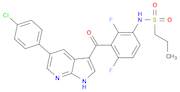 N-[3-[5-(4-chlorophenyl)-1H-pyrrolo[2,3-b]pyridine-3-carbonyl]-2,4-difluorophenyl]propane-1-sulfonamide