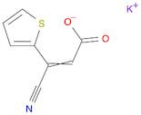 3-cyano-3-(2-thienyl)acrylic acid potassium salt