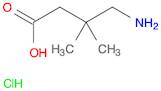 Butanoic acid, 4-amino-3,3-dimethyl-, hydrochloride