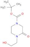 tert-butyl 4-(2-hydroxyethyl)-3-oxopiperazine-1-carboxylate