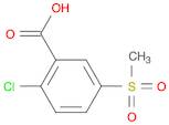 2-CHLORO-5-(METHYLSULFONYL)BENZOIC ACID