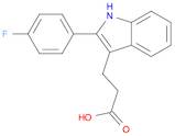 3-[2-(4-FLUOROPHENYL)-1H-INDOL-3-YL]PROPANOIC ACID