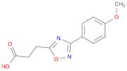 3-[3-(4-METHOXYPHENYL)-1,2,4-OXADIAZOL-5-YL]PROPANOIC ACID