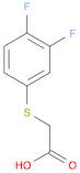 2-[(3,4-difluorophenyl)sulfanyl]acetic acid