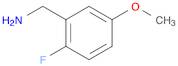 2-FLUORO-5-METHOXYBENZYLAMINE