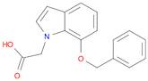 (7-BENZYLOXYINDOL-1-YL)ACETIC ACID