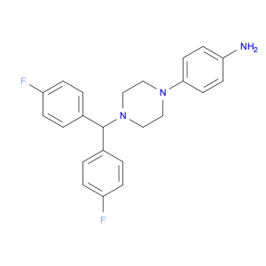 4-(4-[BIS(4-FLUOROPHENYL)METHYL]PIPERAZIN-1-YL)PHENYLAMINE