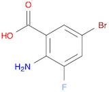 2-AMINO-5-BROMO-3-FLUOROBENZOIC ACID