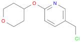 5-(Chloromethyl)-2-(tetrahydro-2H-pyran-4-yloxy)pyridine