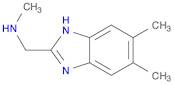 N-[(5,6-dimethyl-1H-benzimidazol-2-yl)methyl]-N-methylamine