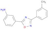 3-[3-(3-methylphenyl)-1,2,4-oxadiazol-5-yl]aniline